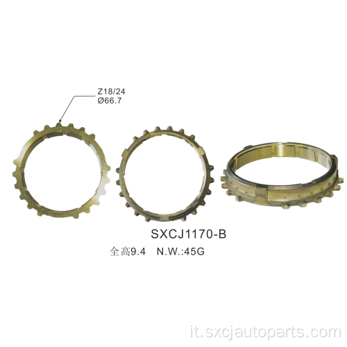 Manuale di vendita Hot Sale Auto Transmission Synchronizer Ring OEM 326041339R-per Renault